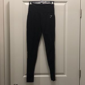 Gymshark black training leggings, size small